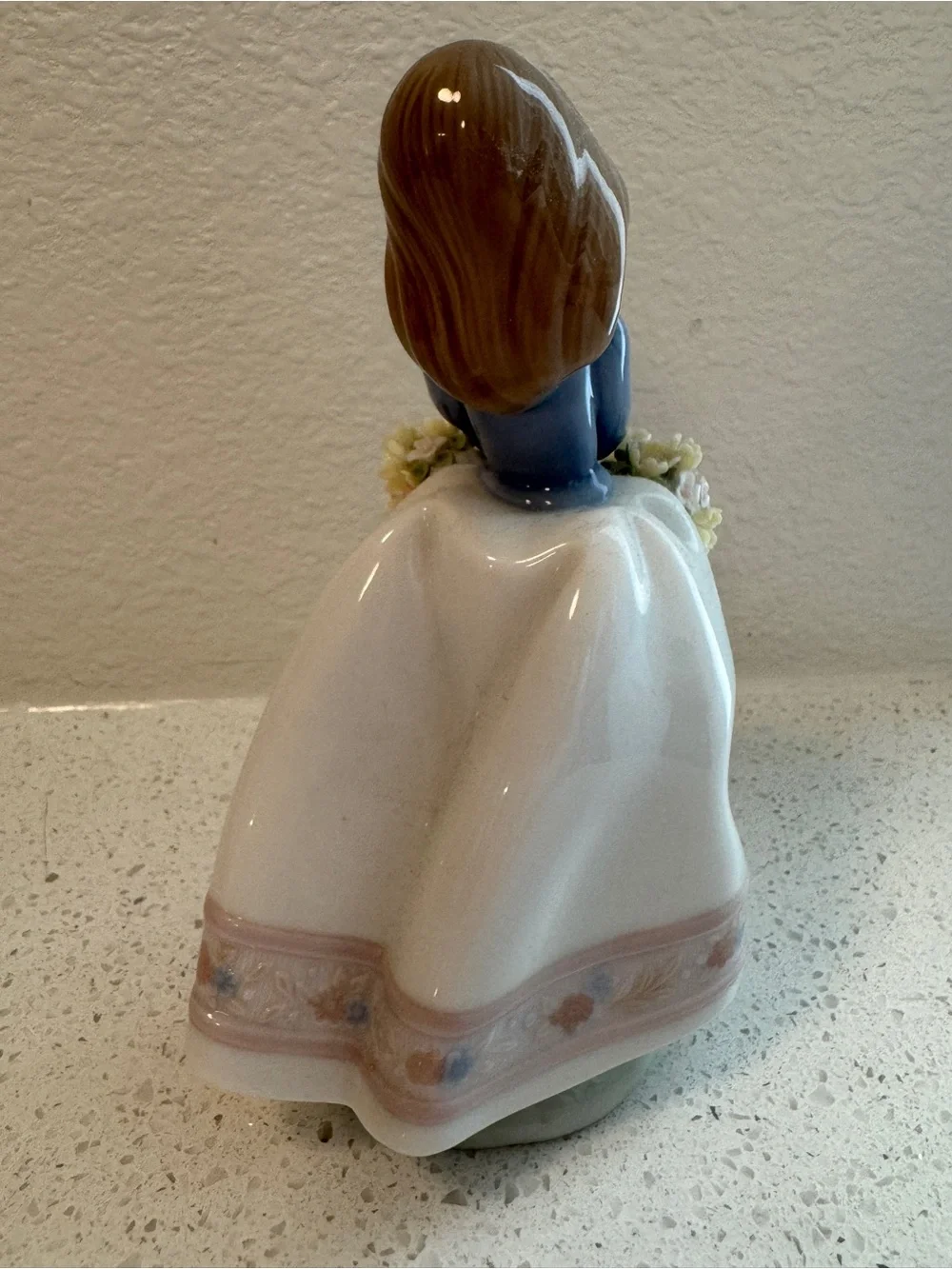 LLADRO “May Flower Girl” Girl with Flower Basket Figurine Made in Spain